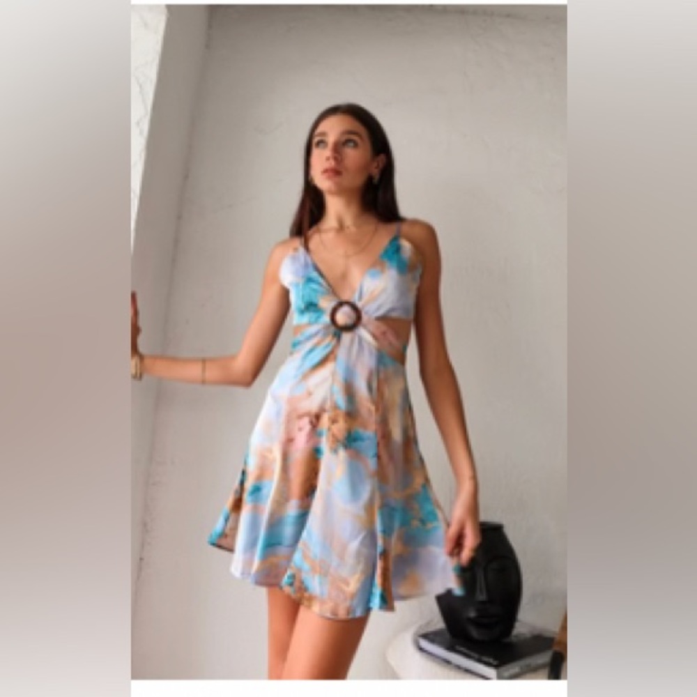 NWOT Satin Mini Dress